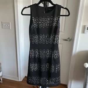 WHBM Black & White Dress